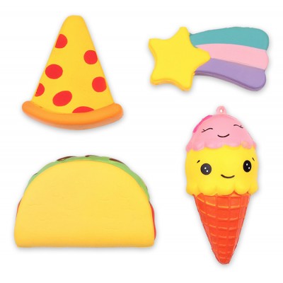 Licheng PU1926 Squishy Sweet, DIY Small PU Squishy Toys Ice Cream