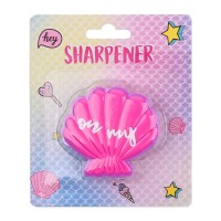 Licheng RU119 Sharpener for Pencil, Fashion Mini Sea Shell Pencil Sharpener with Logo