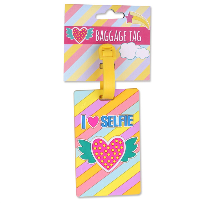 Licheng RUL06 PVC Baggage Tag, Custom Made Souvenir ID Card Luggage Tag