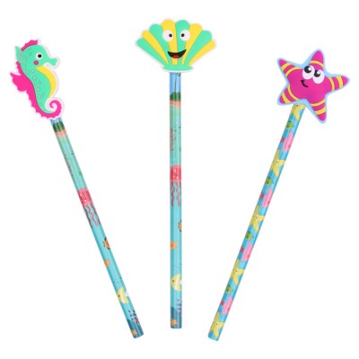 Licheng RU110 Pencil HB, Customised Fun Rubber Topper School Pencil Manufacturer