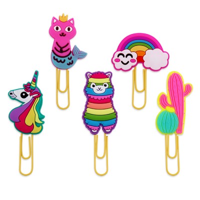 Licheng RU123 Cute Paper Clips, Personalized Unique Unicorn Paper Clips