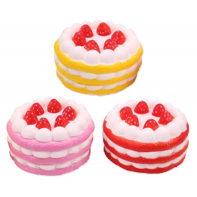 Licheng PU102 Mini Squishy Cake, Polyurethane Foam Stress Squishy Slow Rising