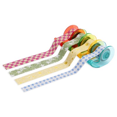 Licheng CBT29 Mini Decorative Glitter Washi Tape with Dispenser